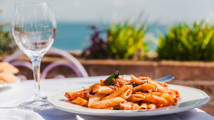 Lunch with a view.