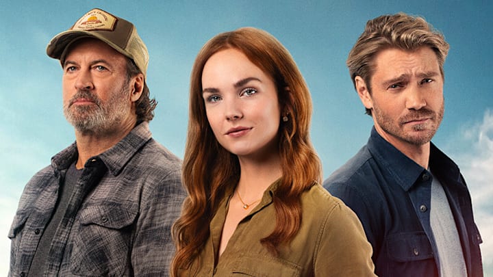 Sullivan's Crossing - Scott Patterson as Sully, Maggie Kohan as Maggie Sullivan, and Chad Michael Murray as Cal Jones