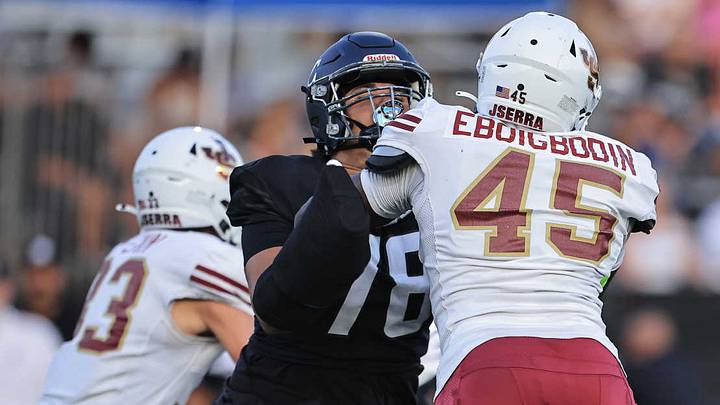 JSerra's Godschoice Eboigbodin will be on of the top rushers to watch this season.. He hopes to lead new coach Hardy Nickerson and his JSerra Catholic Lions to new heights. See where they are ranked in High School's On SI California Top 25 preseason football ranking. JSerra's Godschoice Eboigbodin will be on of the top rushers to watch this season.. He hopes to lead new coach Hardy Nickerson and his JSerra Catholic Lions to new heights. See where they are ranked in High School's On SI California Top 25 preseason football ranking.
