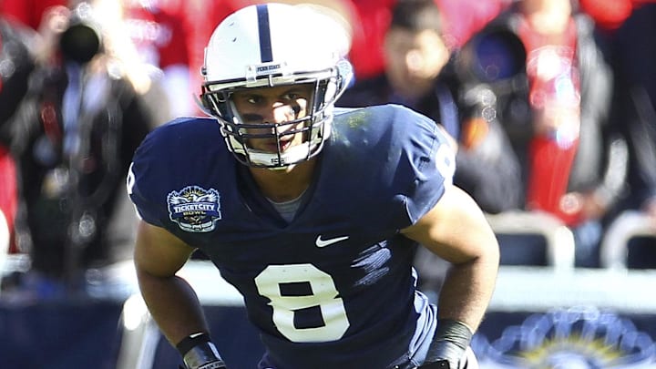 Former Penn State Nittany Lions cornerback and current defensive coordinator D'Anton Lynn (8)