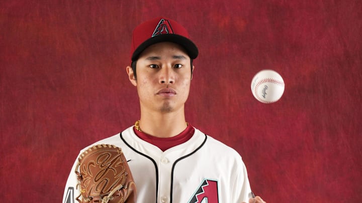 Yu-Min Lin during photo day at Salt River Fields at Talking Stick on Feb. 21, 2024. Yu-Min Lin during photo day at Salt River Fields at Talking Stick on Feb. 21, 2024.