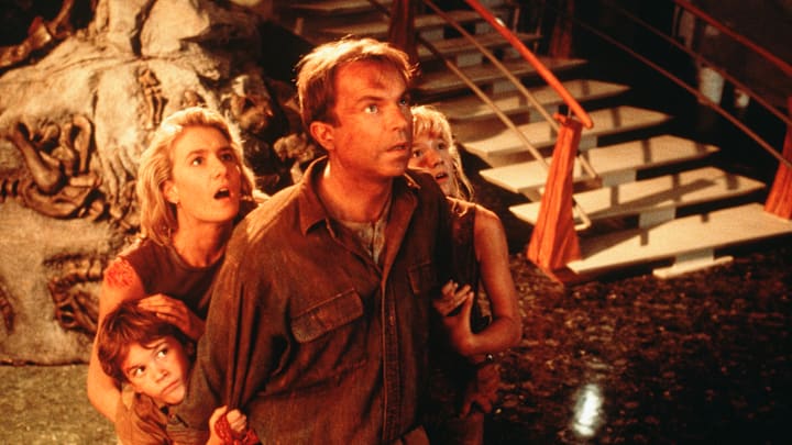 JURASSIC PARK - Why celebrate the spookiest time of the year for only 13 nights when you can celebrate for 31!? Freeform has expanded their annual Halloween programming event to "31 Nights of Halloween" bringing more thrills and chills to the entire month. From Oct. 1, the network will be invaded by everyoneÕs favorite witches, a murderous barber, out of control dinosaurs and everything else that goes bump in the night. (Universal & Amblin/Murray Close)JOSEPH MAZZELLO, LAURA DERN, SAM 