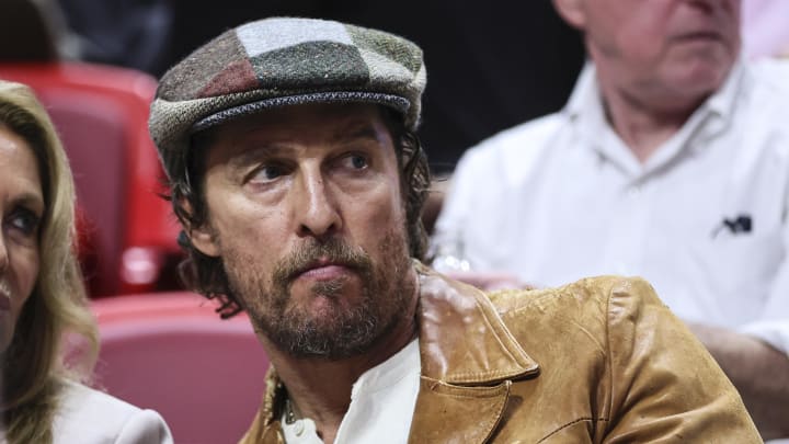 Matthew McConaughey applauded Tommy Paul on Sunday. Matthew McConaughey applauded Tommy Paul on Sunday.