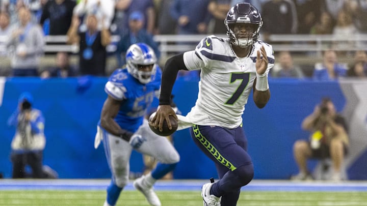 Seattle Seahawks quarterback Geno Smith.