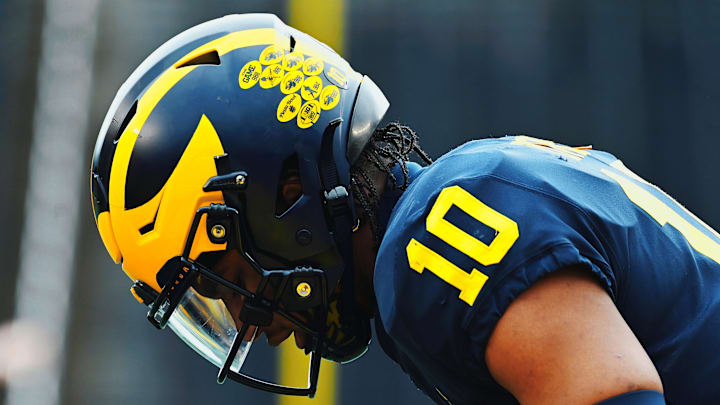 Michigan QB Alex Orji