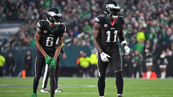 DeVonta Smith, A.J. Brown, Philadelphia Eagles 