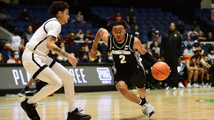 Georgetown will look to win its fourth game of the season when it takes on South Carolina in Sunday college basketball action.