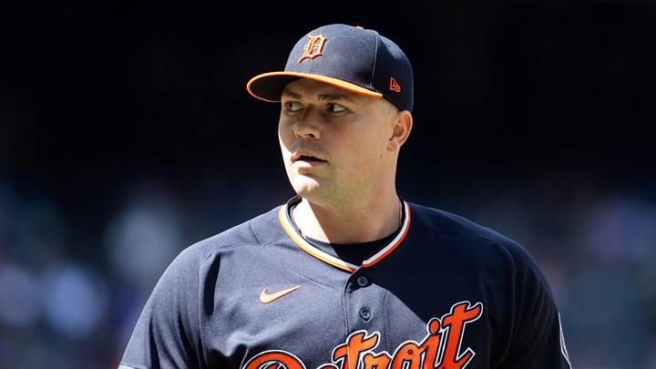 Apr 1, 2026; Phoenix, Arizona, USA; Detroit Tigers pitcher Tarik Skubal against the Arizona Diamondbacks at Chase Field. Mandatory Credit: Mark J. Rebilas-Imagn Images Apr 1, 2026; Phoenix, Arizona, USA; Detroit Tigers pitcher Tarik Skubal against the Arizona Diamondbacks at Chase Field. Mandatory Credit: Mark J. Rebilas-Imagn Images