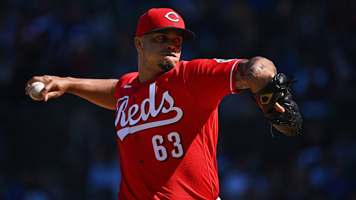 Cincinnati Reds pitcher Fernando Cruz