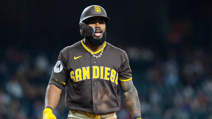 Aug 4, 2026; Phoenix, Arizona, USA; San Diego Padres third baseman Luis Rengifo against the Arizona Diamondbacks at Chase Field. Mandatory Credit: Mark J. Rebilas-Imagn Images Aug 4, 2026; Phoenix, Arizona, USA; San Diego Padres third baseman Luis Rengifo against the Arizona Diamondbacks at Chase Field. Mandatory Credit: Mark J. Rebilas-Imagn Images