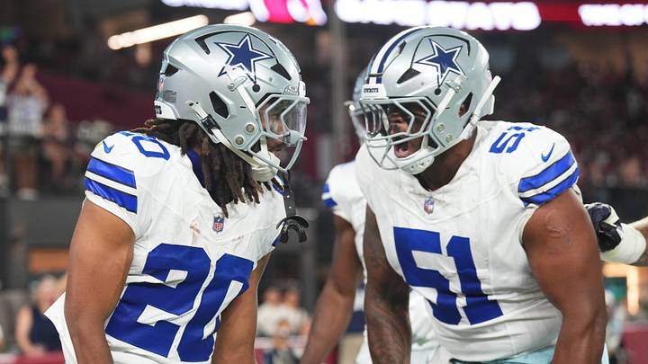 Dallas Cowboys running back Malik Davis celebrates his touchdown against the Arizona Cardinals at State Farm Stadium. Dallas Cowboys running back Malik Davis celebrates his touchdown against the Arizona Cardinals at State Farm Stadium.