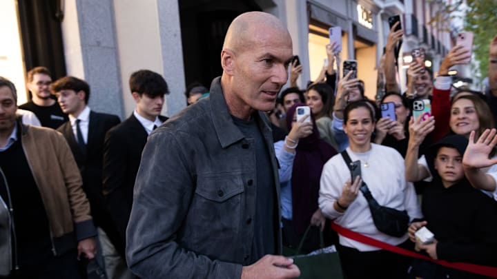 Zinédine Zidane, premier supporter merengue.
