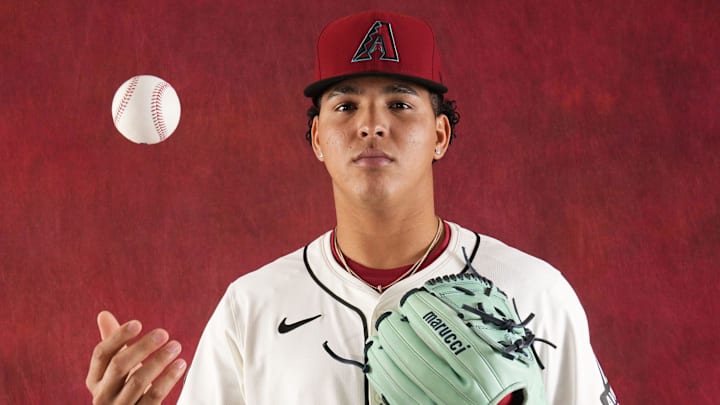Arizona Diamondbacks Cristian Mena during photo day at Salt River Fields at Talking Stick on Feb. 21, 2024. Arizona Diamondbacks Cristian Mena during photo day at Salt River Fields at Talking Stick on Feb. 21, 2024.