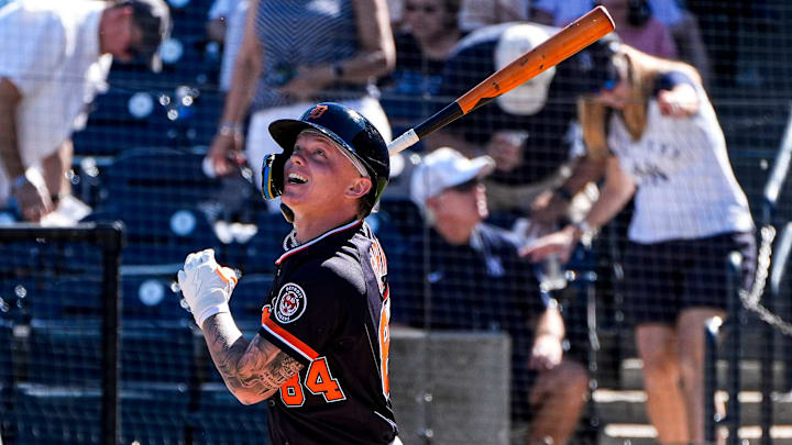 Detroit Tigers outfielder Max Clark. Detroit Tigers outfielder Max Clark.