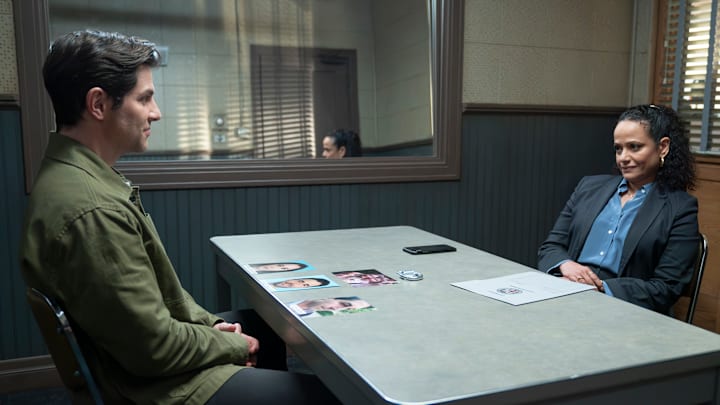 HIGH POTENTIAL - “Pawns” - While working tirelessly to shield her family from the Game Maker’s threats, another crime drags Morgan back into his game and the LAPD must decide whether to trust her instincts before the next move turns fatal. TUESDAY, SEPT. 16 (10:00-11:00 p.m. EDT) on ABC. (Disney/Jessica Perez) 
DAVID GIUNTOLI, JUDY REYES