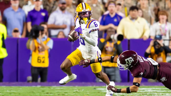 The New Orleans Saints drafted Barion Brown out of LSU most likely to take over return duties immediately.