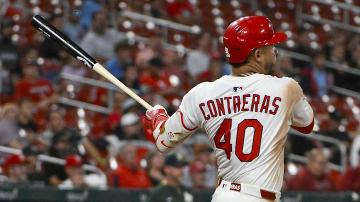 St. Louis Cardinals first baseman Willson Contreras St. Louis Cardinals first baseman Willson Contreras