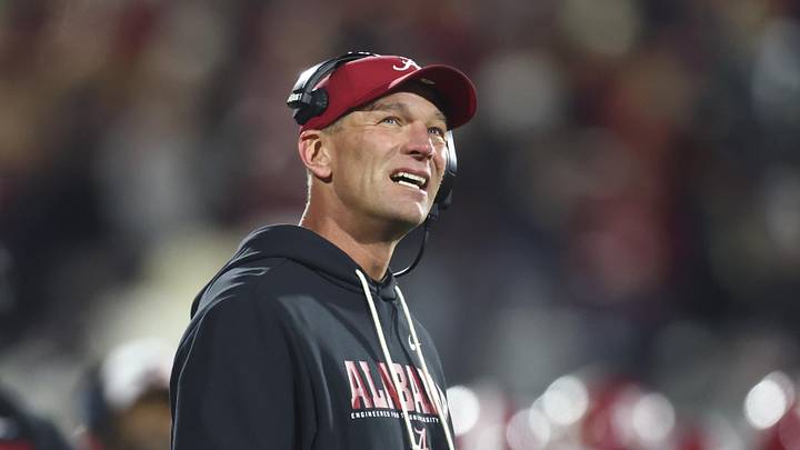 Alabama Crimson Tide head coach Kalen Deboer Alabama Crimson Tide head coach Kalen Deboer