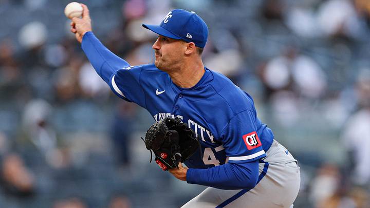 Apr 19, 2026; Bronx, New York, USA; Kansas City Royals pitcher Mason Black (47) delivers a pitch during the fifth inning against the New York Yankees at Yankee Stadium. Mandatory Credit: Vincent Carchietta-Imagn Images Apr 19, 2026; Bronx, New York, USA; Kansas City Royals pitcher Mason Black (47) delivers a pitch during the fifth inning against the New York Yankees at Yankee Stadium. Mandatory Credit: Vincent Carchietta-Imagn Images