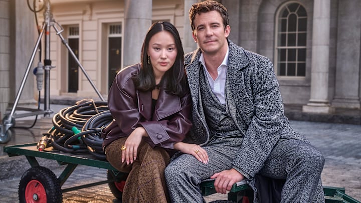 Bridgerton. (L to R) Yerin Ha, Luke Thompson of Bridgerton. Cr. Gavin Bond/Netflix © 2024