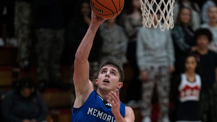 Memorial's Luke Ellspermann.