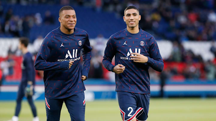 Mbappé lidera a lista, mas Hakimi também aparece bem colocado Mbappé lidera a lista, mas Hakimi também aparece bem colocado