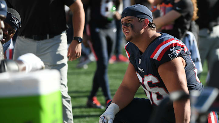 New England Patriots offensive tackle Will Campbell 