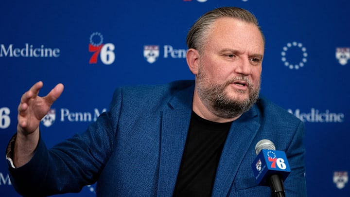 Philadelphia 76ers president of Basketball Operations Daryl Morey Philadelphia 76ers president of Basketball Operations Daryl Morey
