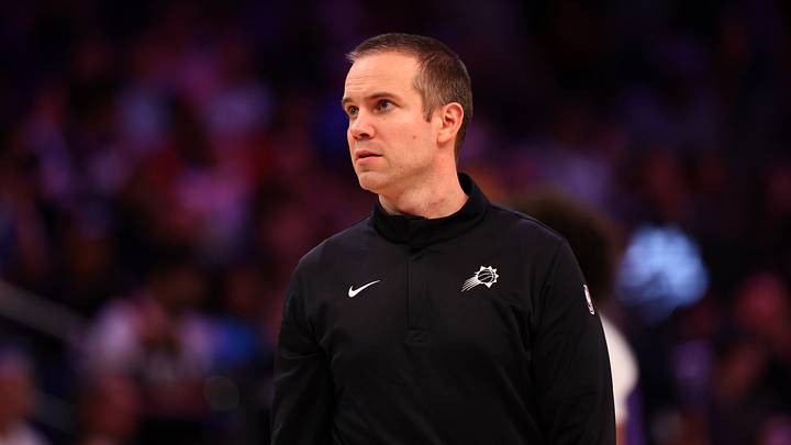 Feb 1, 2026; Phoenix, Arizona, USA; Phoenix Suns head coach Jordan Ott against the Los Angeles Clippers at Mortgage Matchup Center. Mandatory Credit: Mark J. Rebilas-Imagn Images Feb 1, 2026; Phoenix, Arizona, USA; Phoenix Suns head coach Jordan Ott against the Los Angeles Clippers at Mortgage Matchup Center. Mandatory Credit: Mark J. Rebilas-Imagn Images