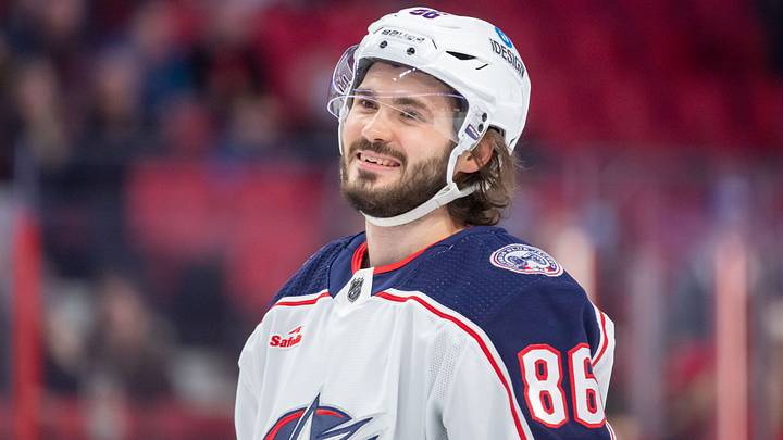 Columbus Blue Jackets forward Kirill Marchenko Columbus Blue Jackets forward Kirill Marchenko