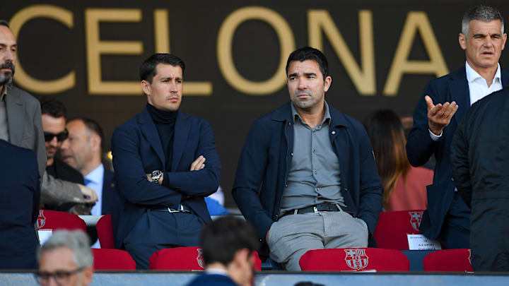 Deco y Bojan, FC Barcelona.