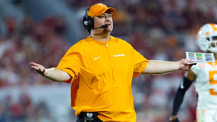 Tennessee Volunteers head coach Josh Heupel