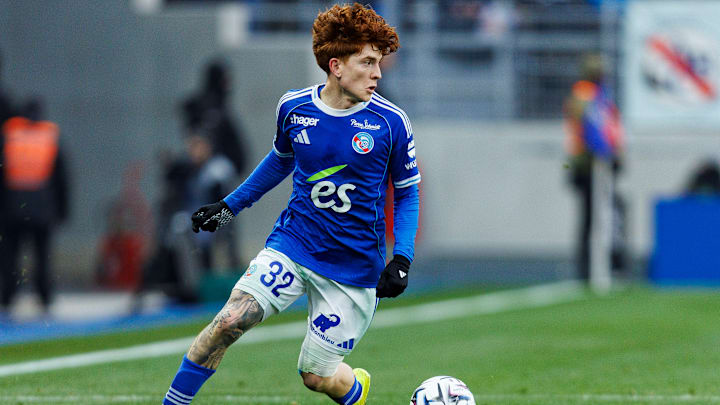 Valentín Barco et le RC Strasbourg reçoivent l'OL ce dimanche en Ligue 1