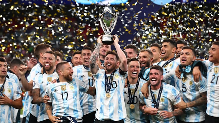 Argentina conquistou a Finalíssima em 2022 Argentina conquistou a Finalíssima em 2022