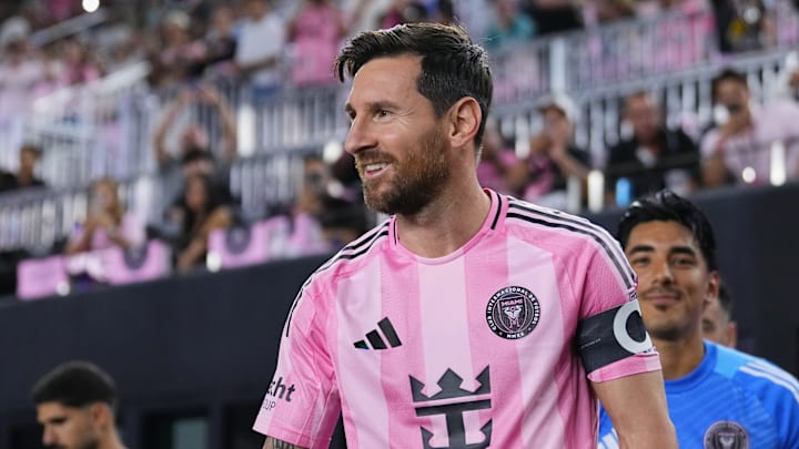 Lionel Messi arrancó como titular frente al Atlanta United
