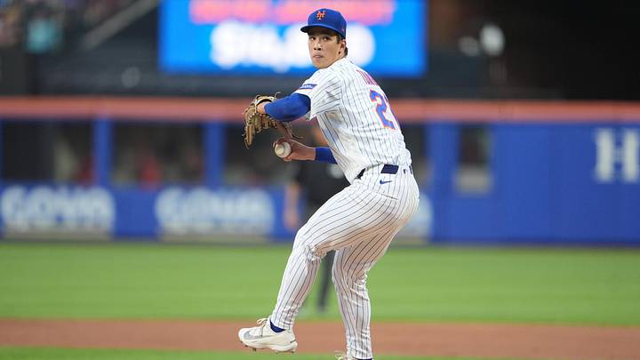 May 27, 2026; New York City, New York, USA; New York Mets pitcher Jonah Tong (21) delivers a pitch against the Cincinnati Reds during the third inning at Citi Field. Mandatory Credit: Gregory Fisher-Imagn Images May 27, 2026; New York City, New York, USA; New York Mets pitcher Jonah Tong (21) delivers a pitch against the Cincinnati Reds during the third inning at Citi Field. Mandatory Credit: Gregory Fisher-Imagn Images