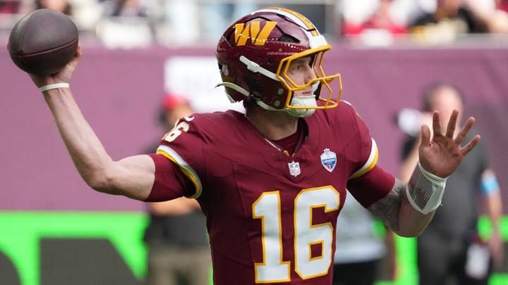 Washington Commanders quarterback Athan Kaliakmanis Washington Commanders quarterback Athan Kaliakmanis