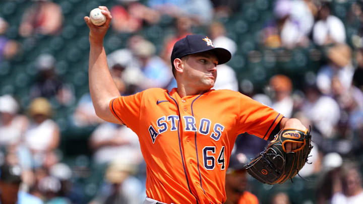 Houston Astros starting pitcher Brandon Bielak.