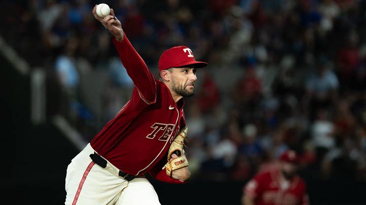 Texas Rangers pitcher Nathan Eovaldi. Credit: Raymond Carlin III-Imagn Images Texas Rangers pitcher Nathan Eovaldi. Credit: Raymond Carlin III-Imagn Images