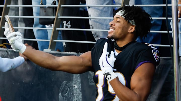 Baltimore Ravens safety Keondre Jackson Baltimore Ravens safety Keondre Jackson
