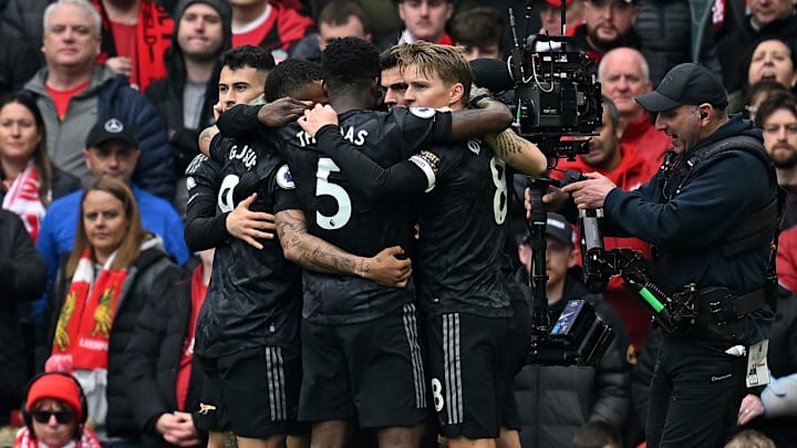 Arsenal took a two-goal lead at Liverpool but couldn't hold on Arsenal took a two-goal lead at Liverpool but couldn't hold on