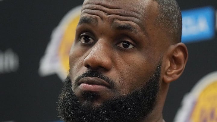 NBA Los Angeles Lakers forward LeBron James