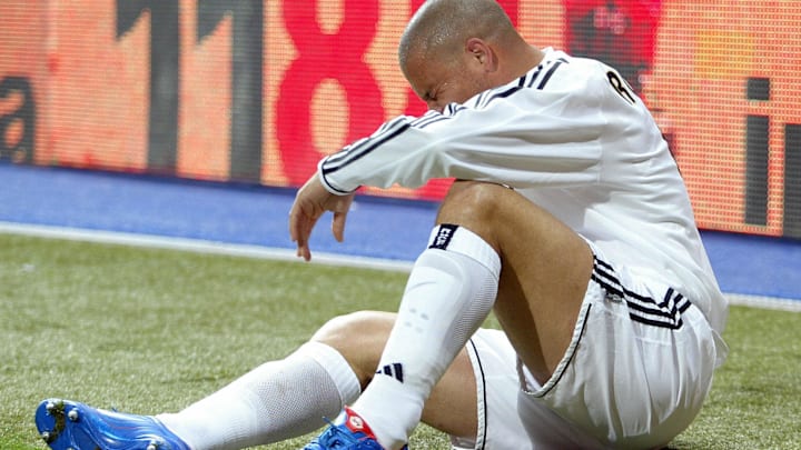 Injured Real Madrid Brazilian Ronaldo si