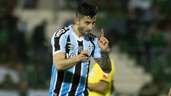 Villasanti marcou o primeiro gol gremista no Brinco de Ouro