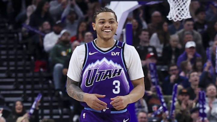 Utah Jazz guard Keyonte George.