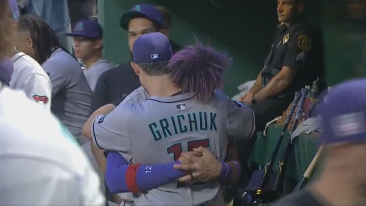 The MLB trade deadline can lead to some emotional scenes in the dugout.