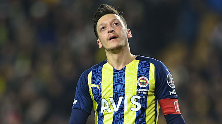 Ozil was sidelined following a feud with the Fenerbahce manager last season