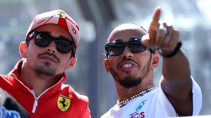 Charles Leclerc, Ferrari, Lewis Hamilton, Mercedes, Formula 1