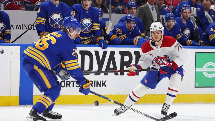 Rasmus Dahlin and the Sabres are home favorites against the Canadiens.