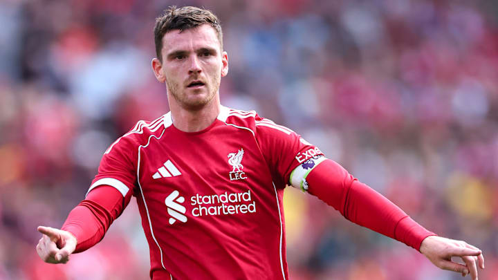 Andy Robertson is into his ninth season at Liverpool.